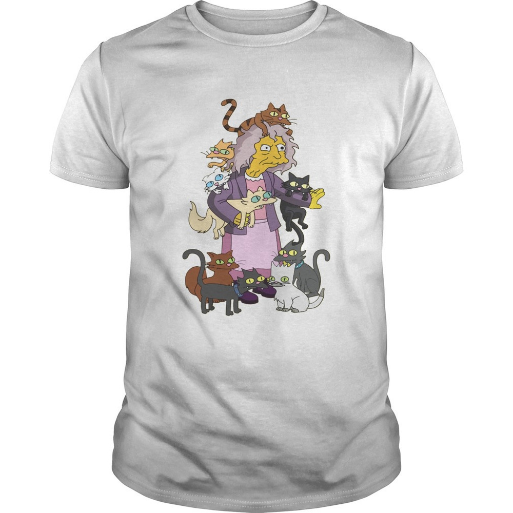 Simpsons Crazy Cat Lady Shirt